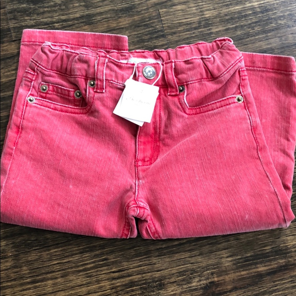 Bonpoint infant jeans in red